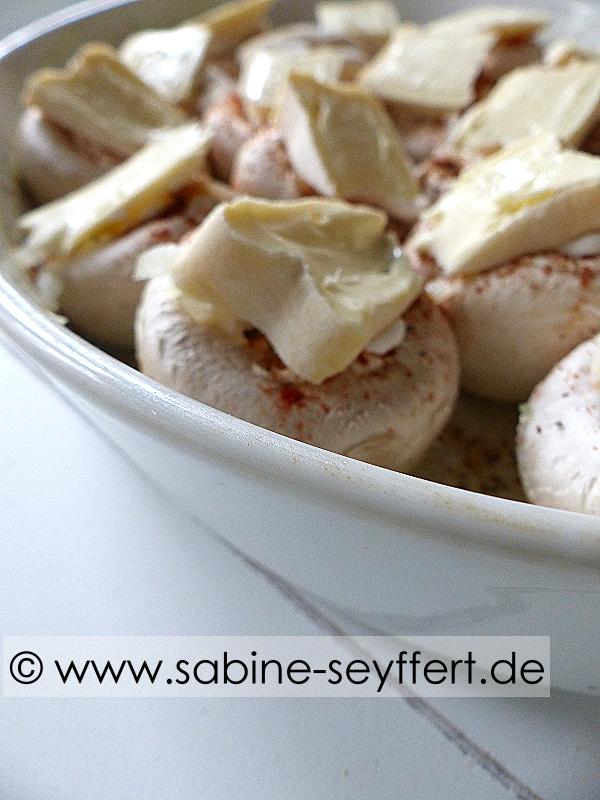 Vegetarisch Kochen leicht gemacht: Rezept Idee – gefüllte Champigons ...