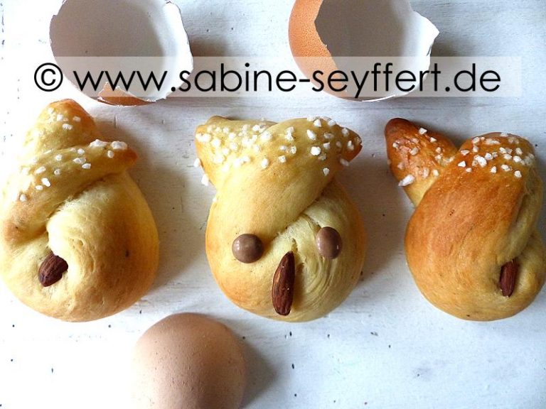 Frühlingshafte Backidee für Ostern: Wir backen Osterhasen aus Hefeteig ...