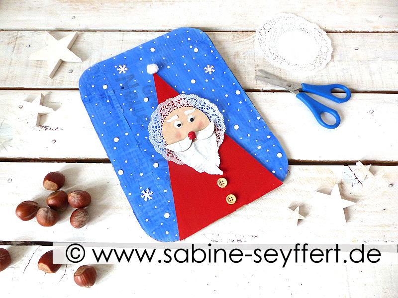 Diy Bastelidee Fur Kinder Nikolaus Upcycling Aus Pappe Papierspitze Blog Sabine Seyffert