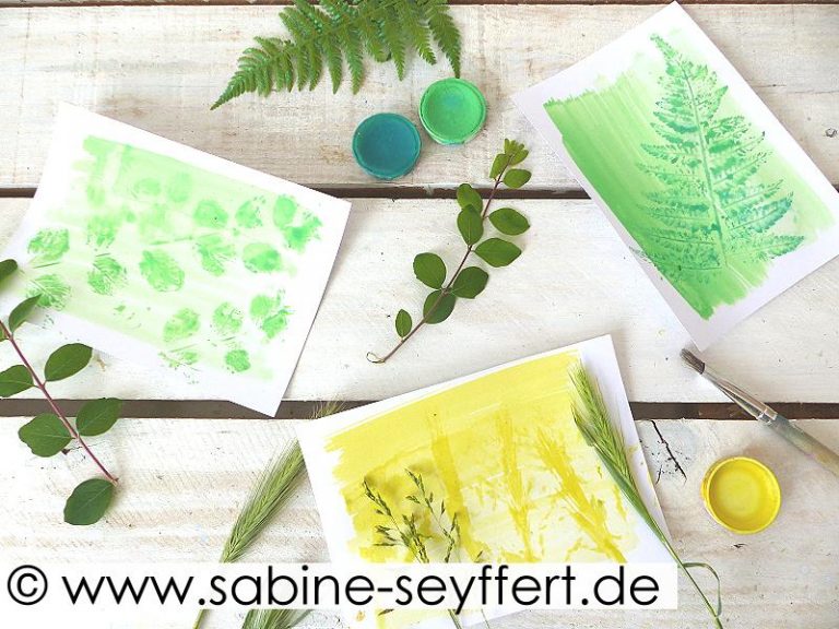 Basteln und Malen mit Naturmaterial: Kreative Beschäftigungsidee für