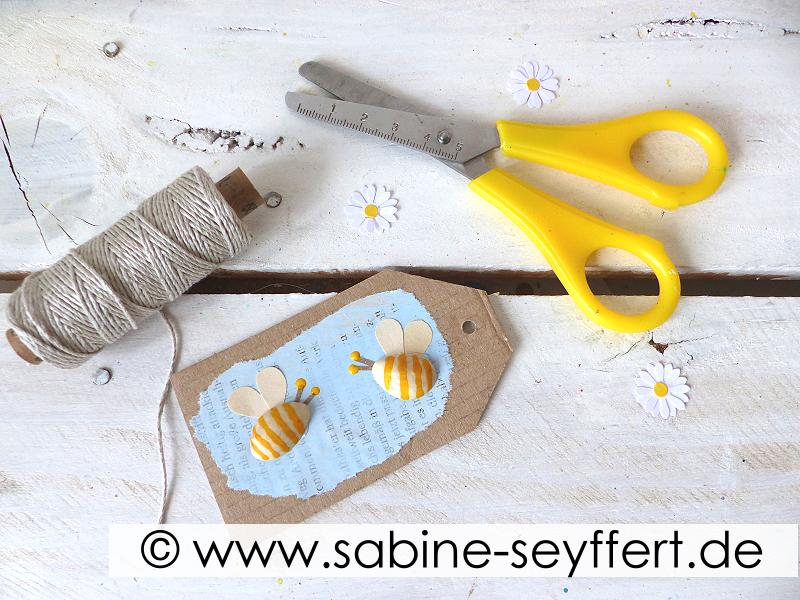 DIY Bastelidee & Geschenkidee: Geschenkanhnger Upcycling mit Pappe und  Pistazienschalen  DIY Blog Sabine Seyffert