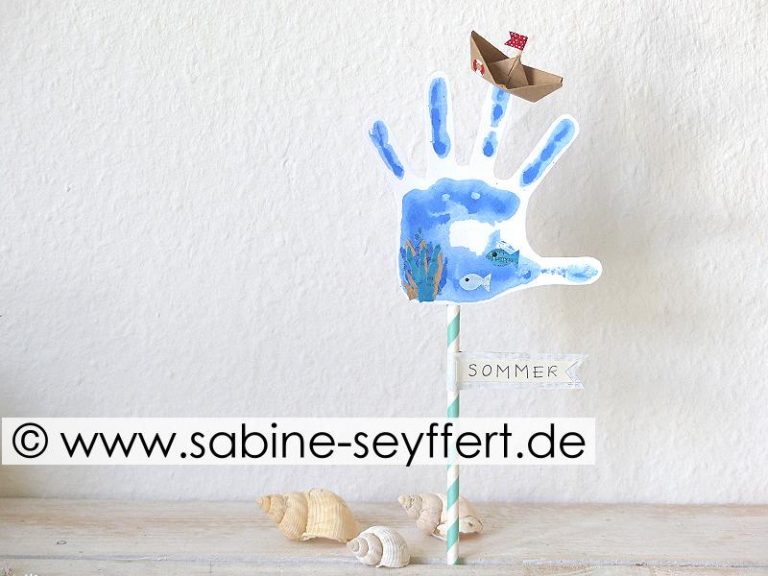 Basteln mit Kindern: Die schönsten DIY Bastelideen zum Thema Meer – DIY ...